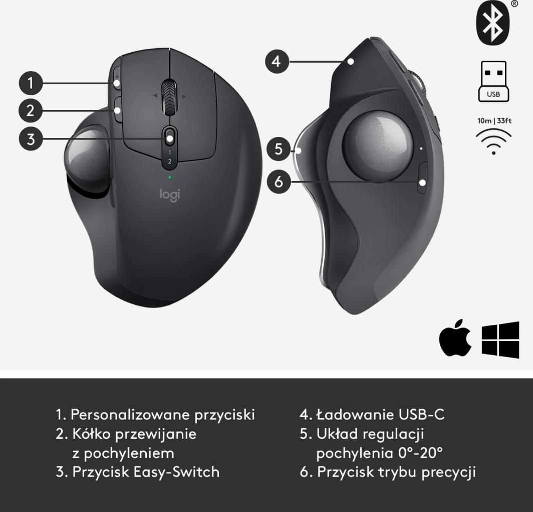 Maus Logitech MX Ergo (910-005179)