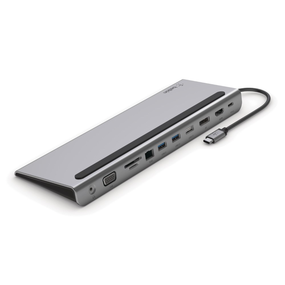 Stacion dokues Belkin USB-C 11-në-1, Multiport, i argjendtë