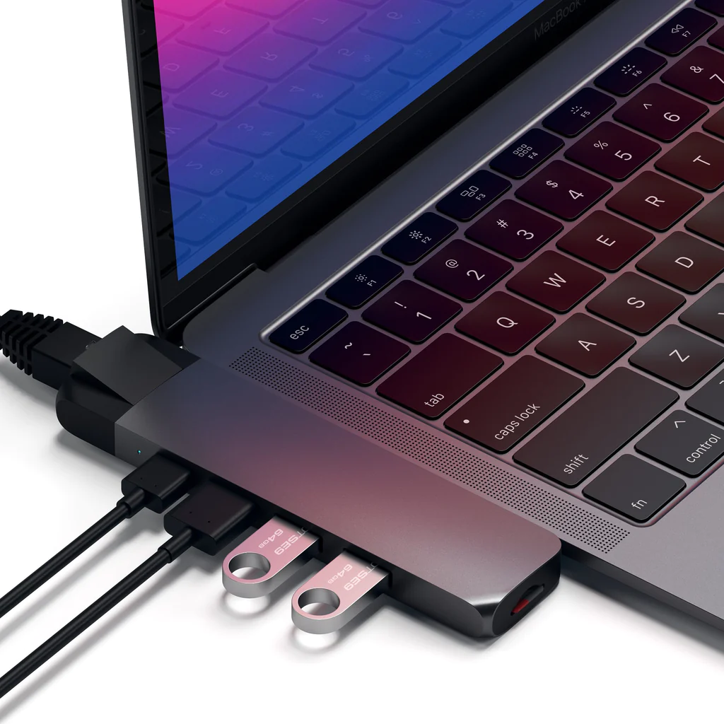 [OUTLET] Përshtatës Satechi USB-C Pro HUB 4K Ethernet, i hirtë