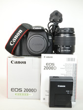 Aparat fotografik Canon EOS 2000D, 24.2MP, objektiv 18-55mm DC III, i zi