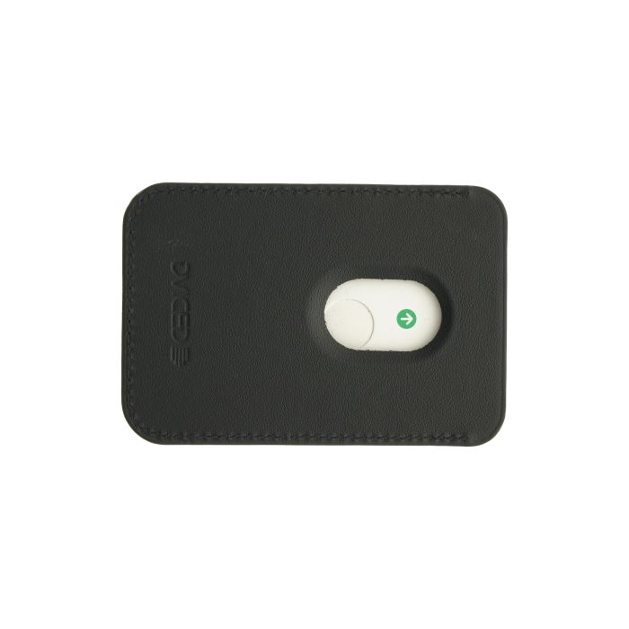 Dviced Leather MagSafe Cardholder With Stand, Black
