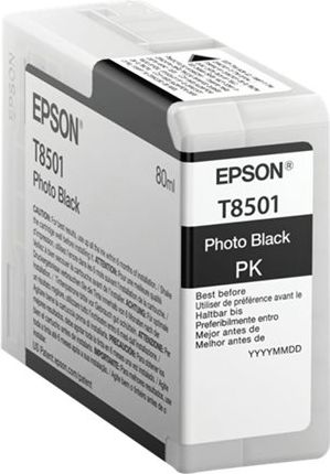 Kasë boje Epson T8501, UltraChrome HD, e zezë, 80ml