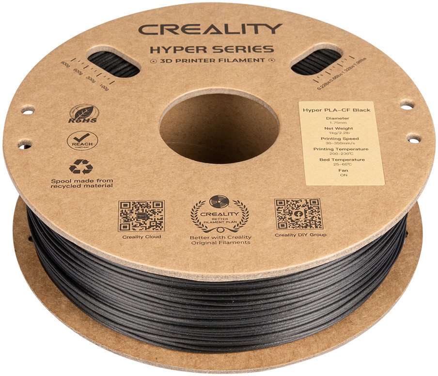 Filament 3D Creality Hyper PLA CF, 1.75mm, 1KG, i zi