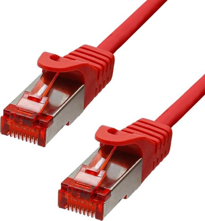 Kabllo rrjeti ProXtend F UTP Cat6, 0.5m, LSZH, e kuqe