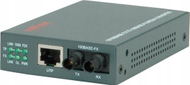 Konvertues rrjeti Roline Fast Ethernet 21.13.1070, RJ-45 në ST, 10/100 Mbit/s, gri