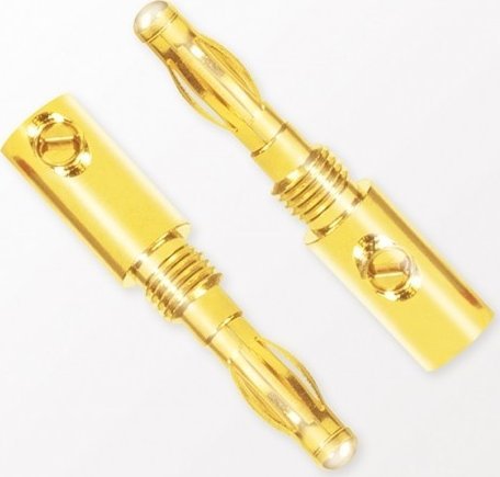 Konektorë banana LogiLink CA1212, set 4 copë, 4 mm², gri