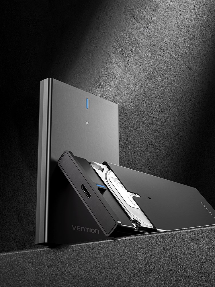 Kuti e jashtme për disk 2.5" Vention, SATA, USB 3.0, e zezë