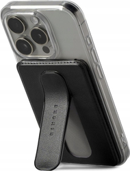 Mbajtëse kartash magnetike Ringke Wallet Slide Grip MagSafe, universale, me rrip gishti, e zezë