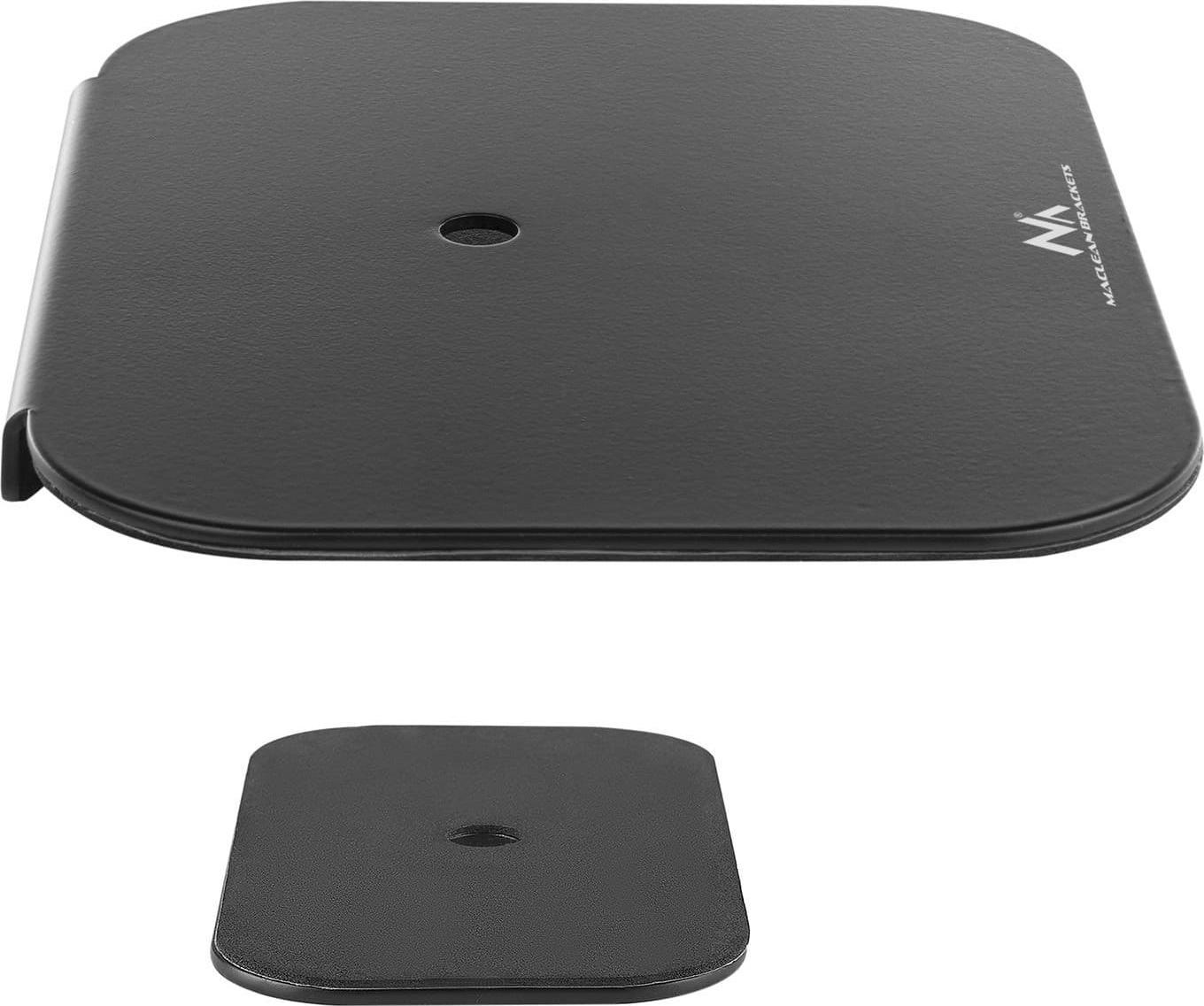 Set montimi për tavolinë Maclean MC-929, për mbajtëse monitori, antirrëshqitës, i zi