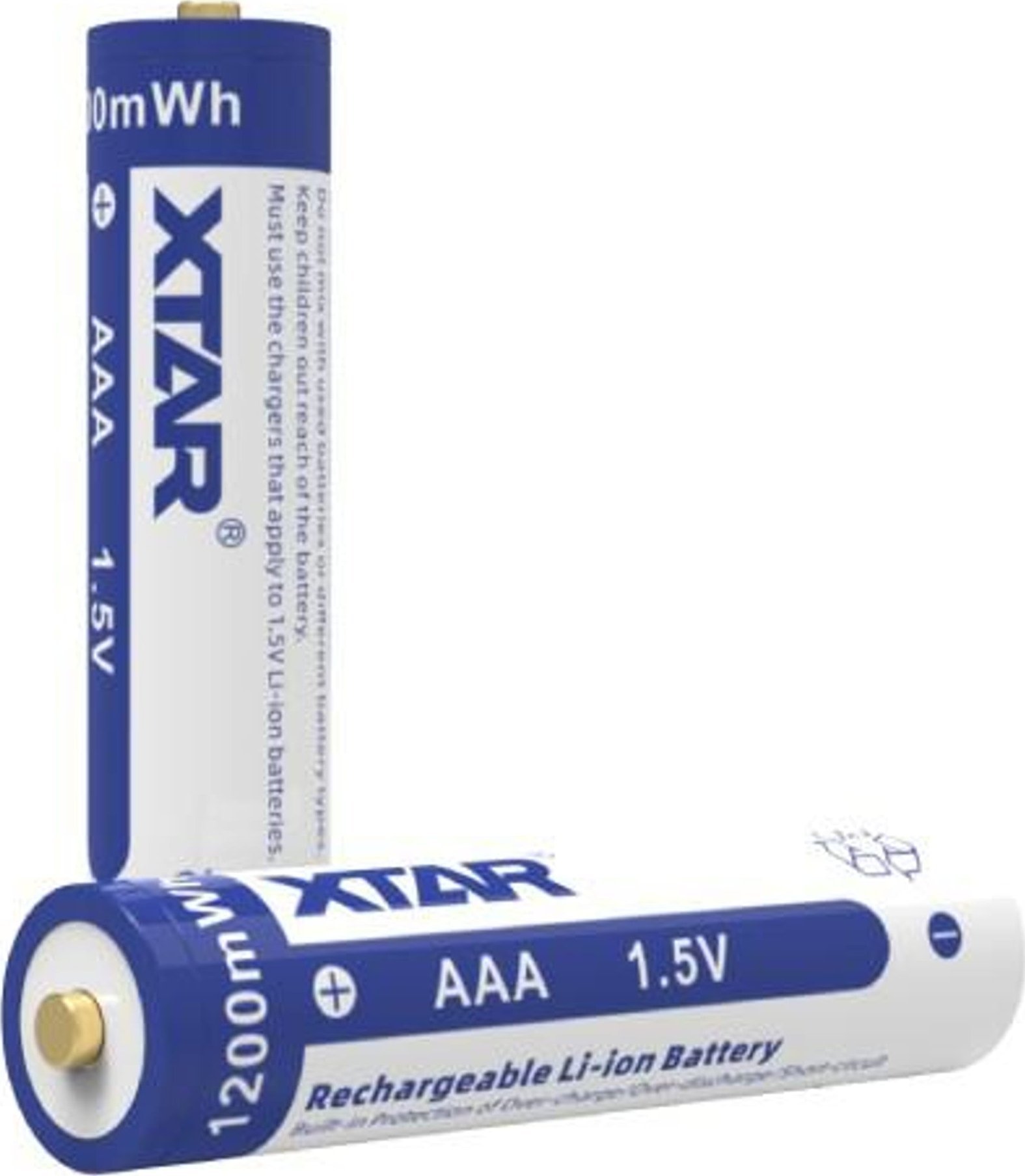 Bateri të rikarikueshme Xtar R03 AAA, 1.5V, 750mAh, paketim 4 copë