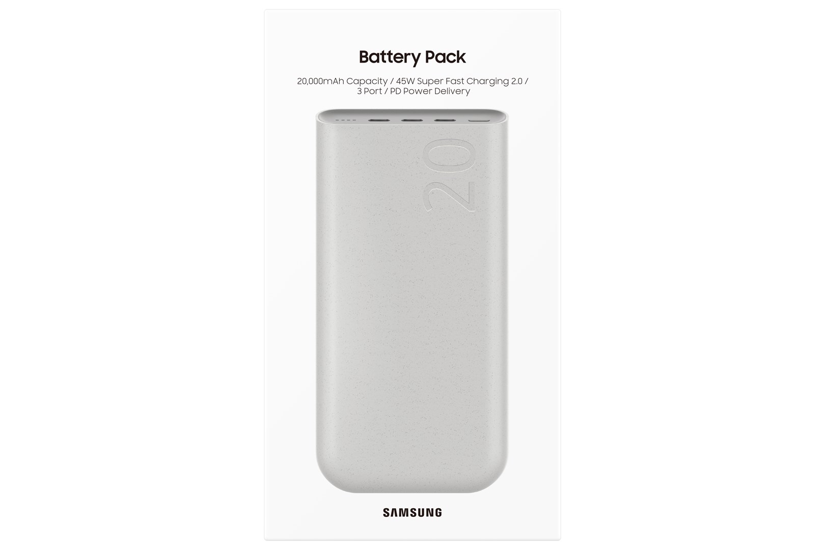 Powerbank Samsung EB-P4520XUEGEU, 20000 mAh