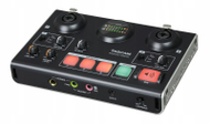 Interfejs audio Tascam US-42B MiniStudio Creator, 2 kanale, për streaming dhe podcast, i zi