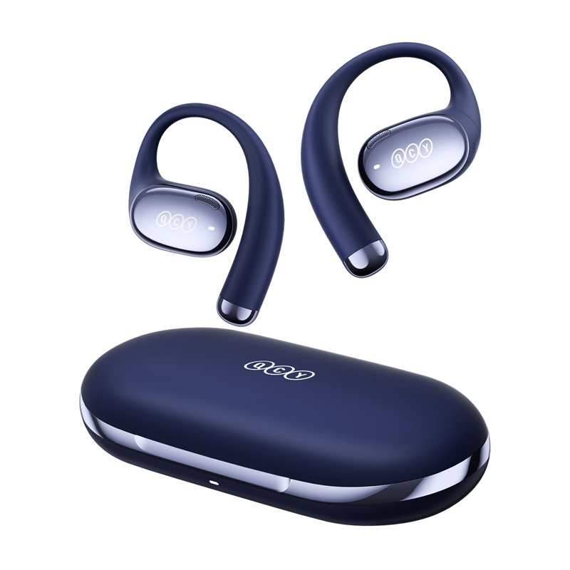 Kufje wireless QCY Crossky R70, True Wireless, ANC, blu
