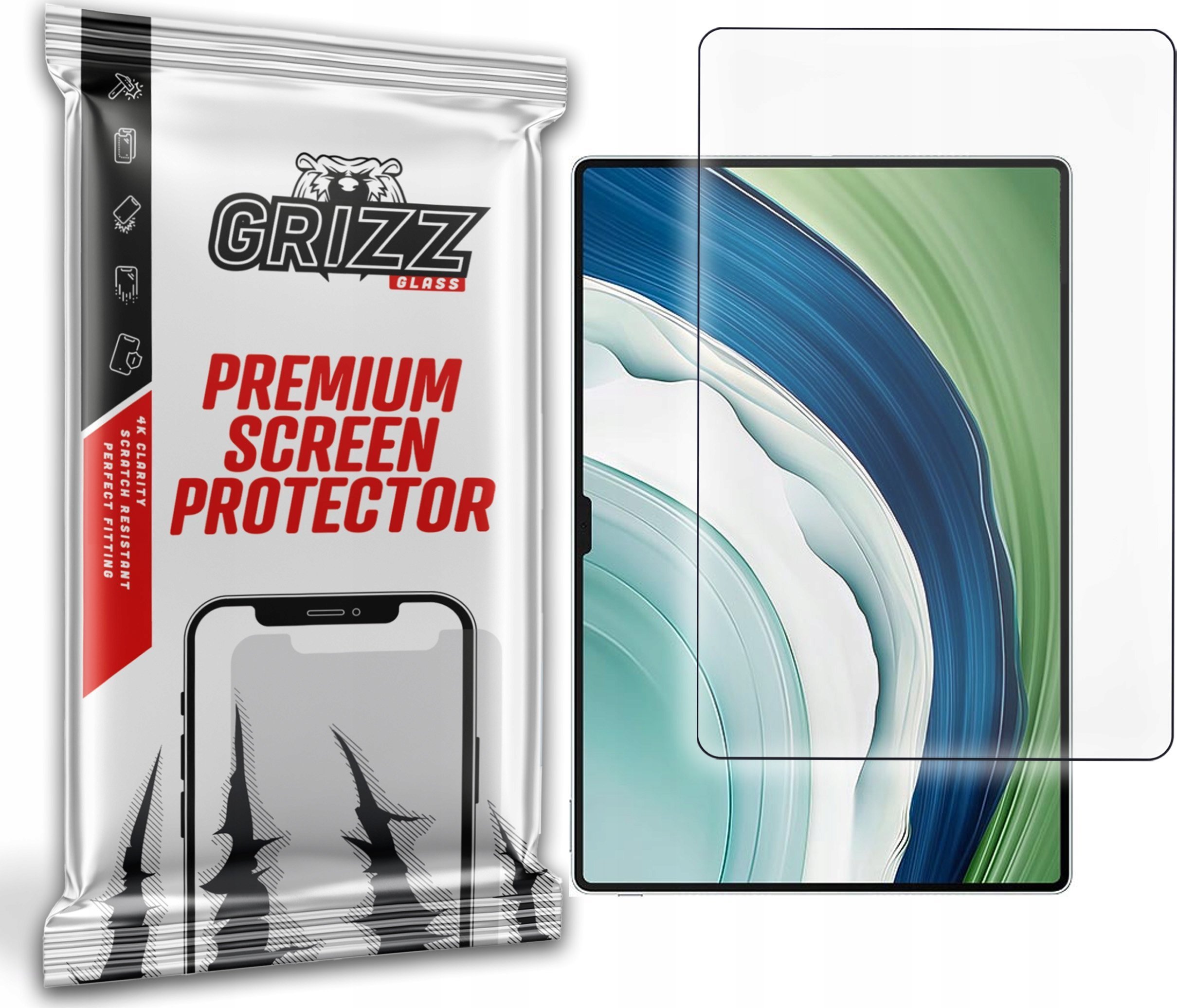 Folie mbrojtëse Grizz PaperScreen për Huawei MatePad Pro 13.2, anti gjurmë gishtash, matte, transparente