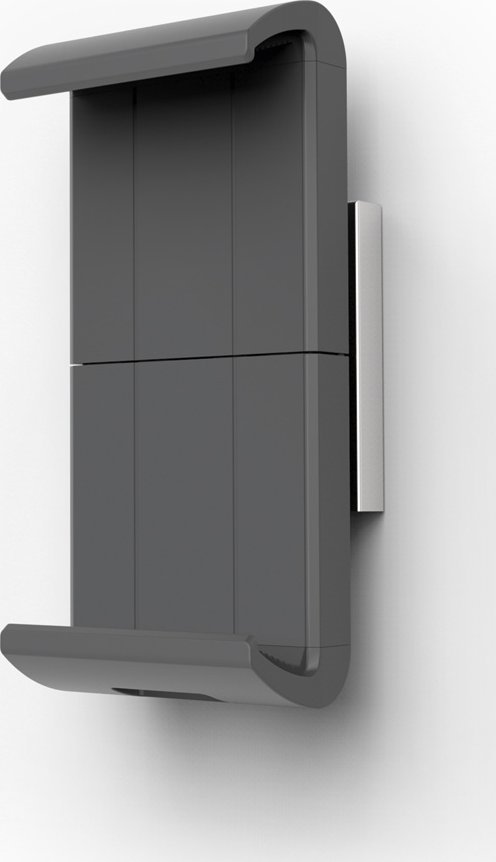 Ѕиден држач за таблет Durable Tablet Holder Wall XL 8938-23, 7"-13", ротација 360°, сиво