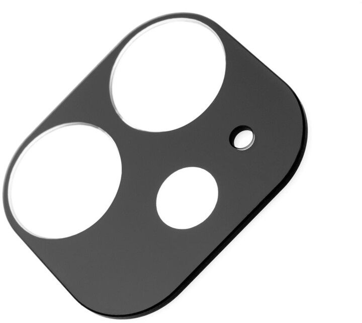 Xham mbrojtës për kamerë FIXED për Apple iPhone 12, i zi 