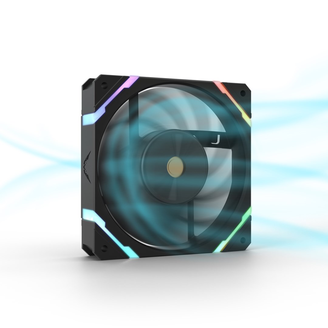 Ventilator Valkyrie X12F ARGB, 120mm, i zi