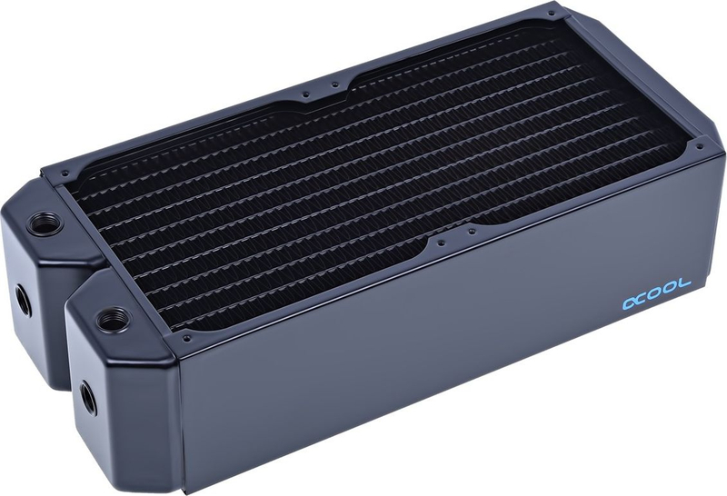 Radiator ftohës Alphacool NexXxoS Monsta, 324 x 144 mm, për ftohje me lëng, i zi
