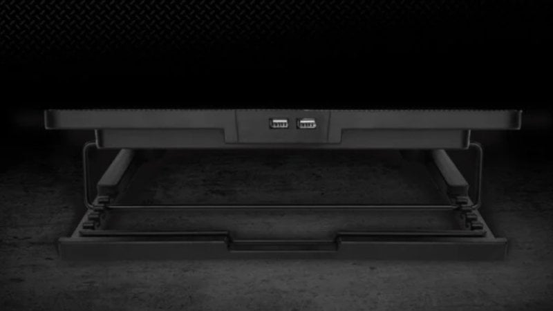 Stendë ftohëse për laptop Savio COS-02, 2 ventilatorë, LED i kuq, e zezë