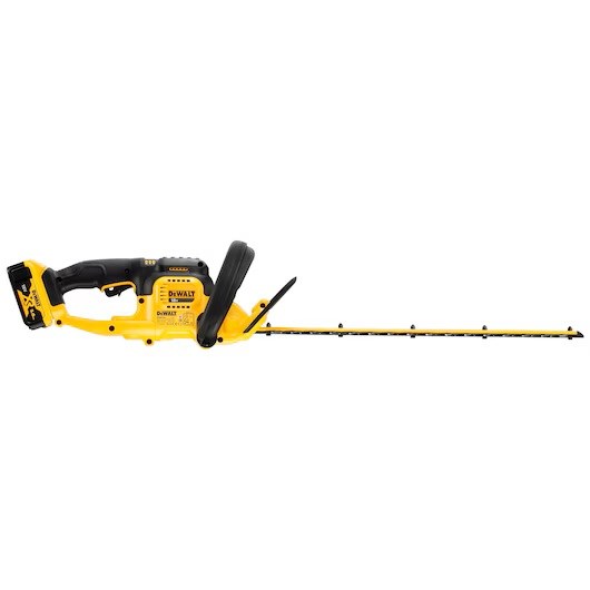 Gërshërë gardhi me bateri Dewalt DCMHT563P1-QW, 55 cm, 18V 5Ah, e verdhë