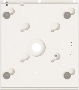 Mbajtëse muri Hagor Dis Public Mount HA WH One Quick, deri 25 kg, e bardhë