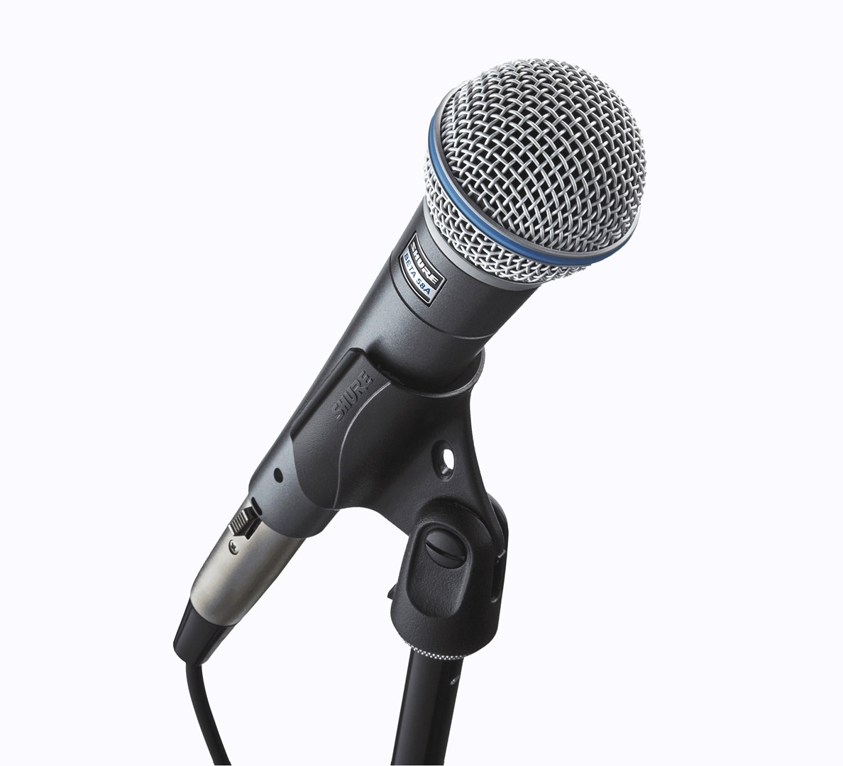 Mikrofon dinamik Shure Beta 58A, dorak, për vokal, gri
