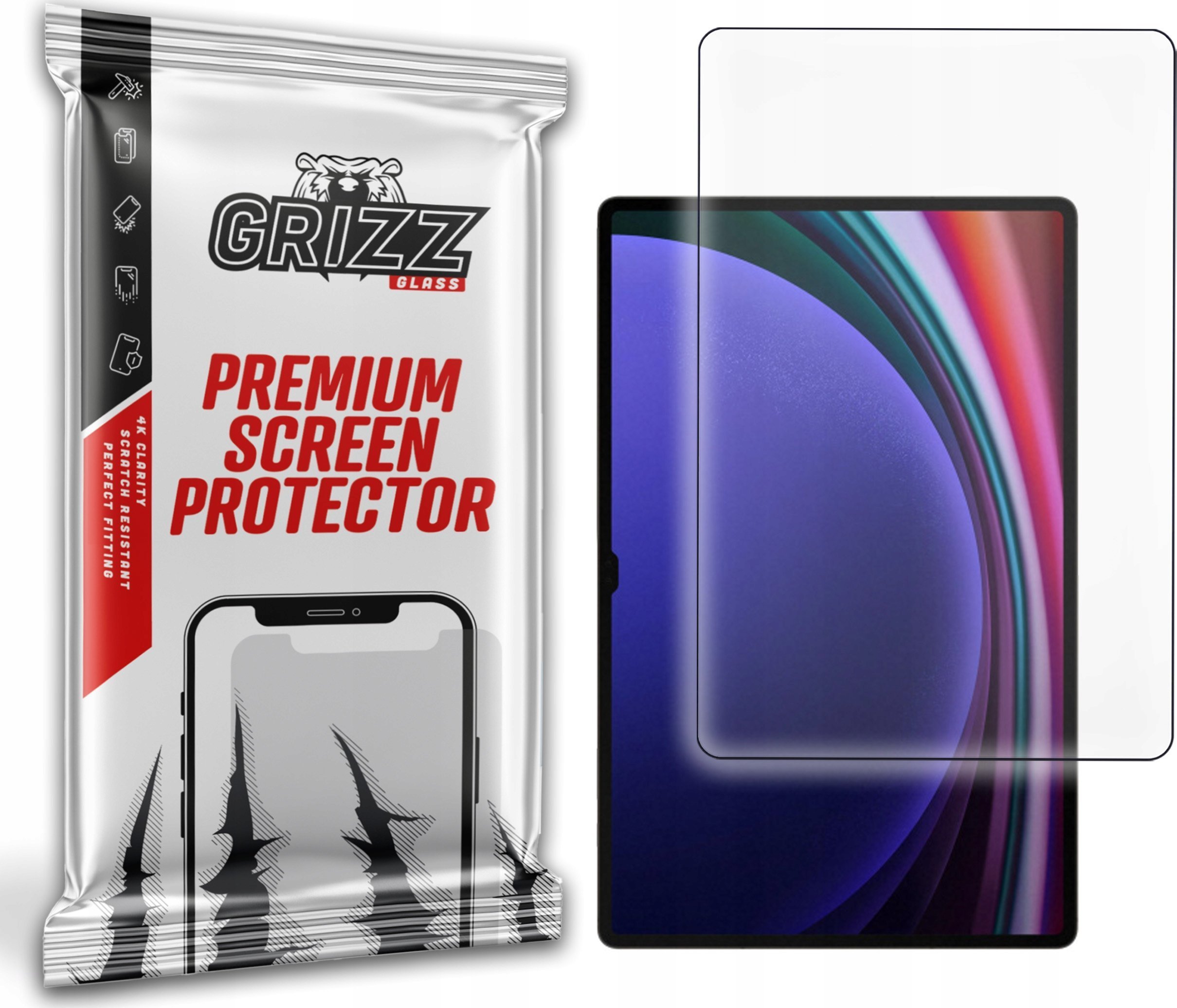 Mbrojtëse ekrani GrizzGlass PaperScreen Samsung Galaxy Tab S9 Ultra S10 Ultra, matte, ndjesi letre, transparente