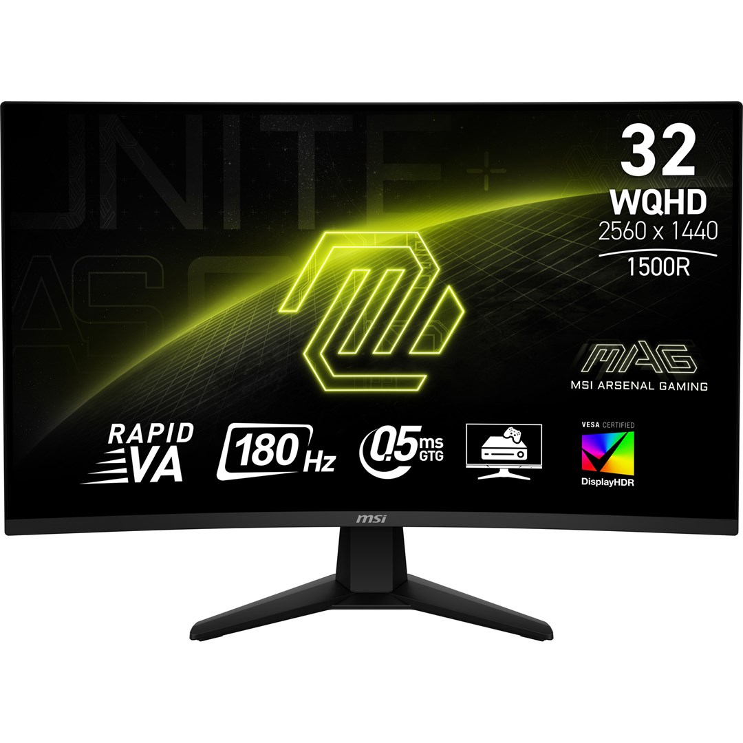 Монитор MSI MAG 32CQ6F, 31.5", 2560 x 1440, 180 Hz, i zi