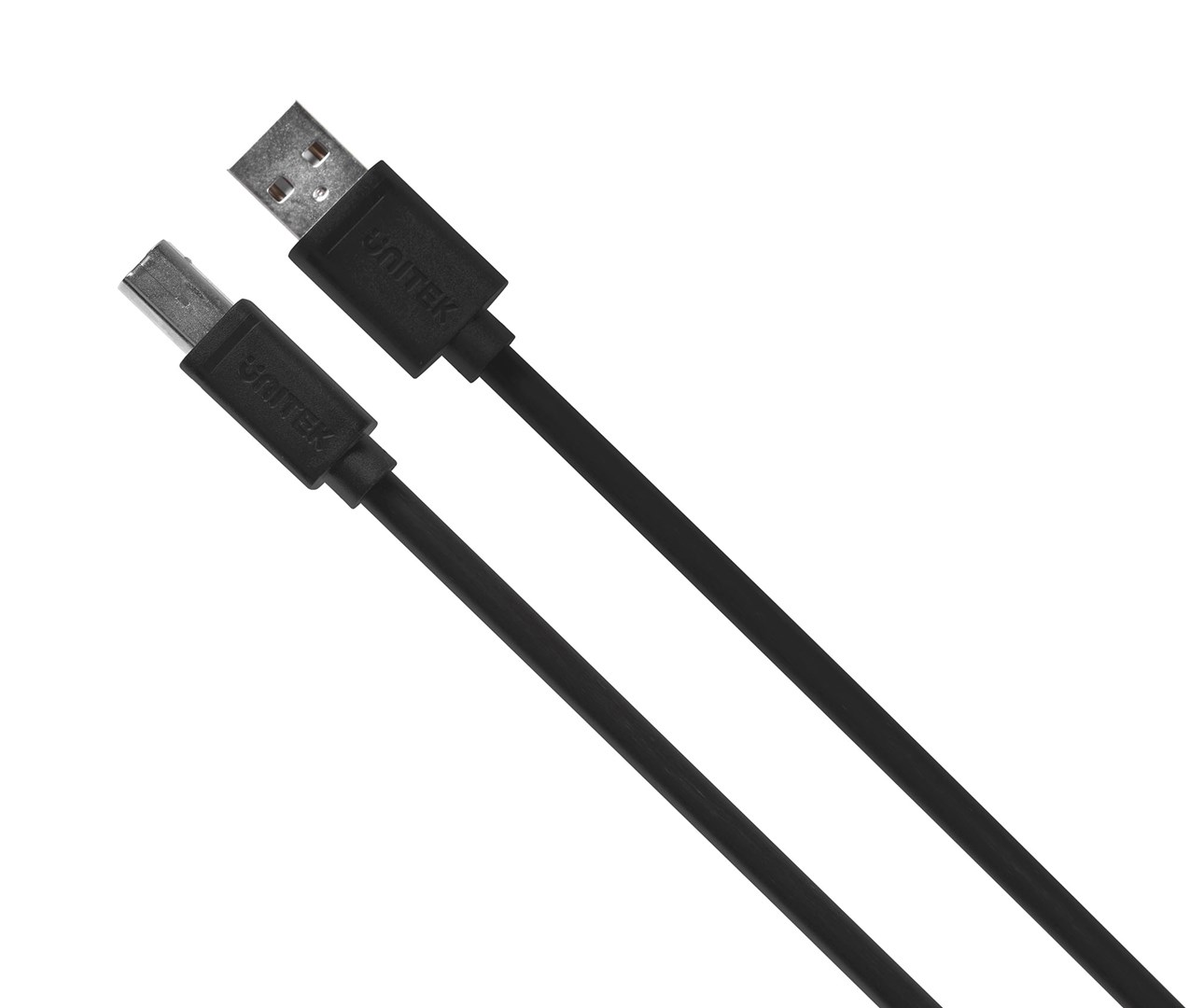 Kabllo Unitek, USB A / USB B, 5 m, e zezë