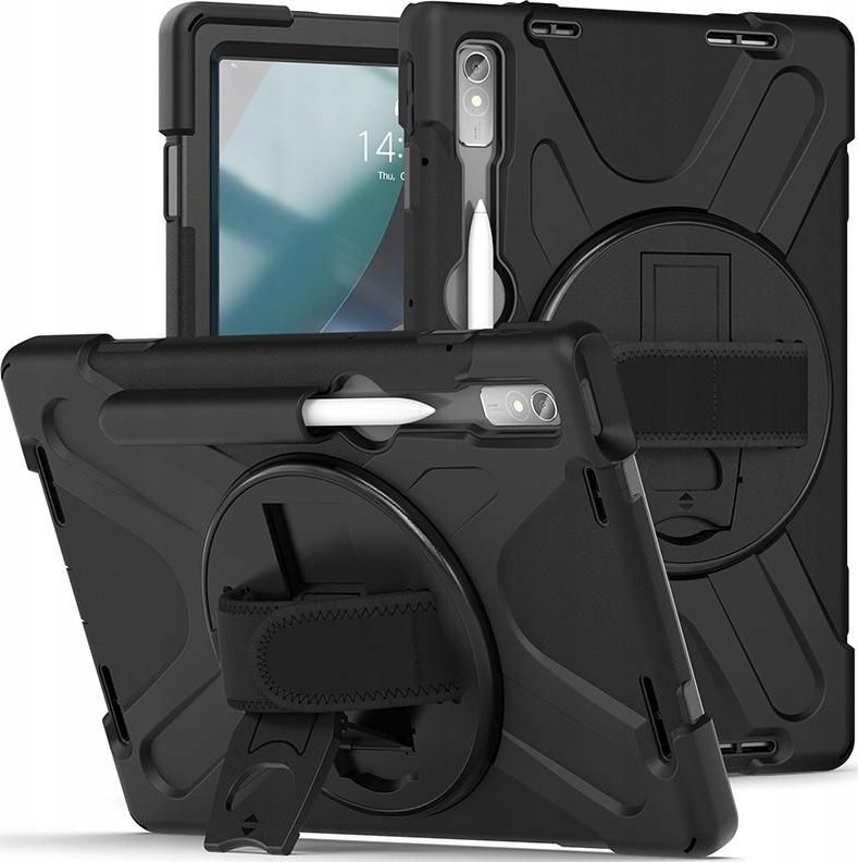 Kuti mbrojtëse AUSTIN Defender Case për Lenovo, material rezistent, dizajn i qëndrueshëm, e zezë