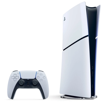 Konzolë Sony PlayStation 5 Digital Slim Edition, 825GB SSD, e zezë/ bardhë