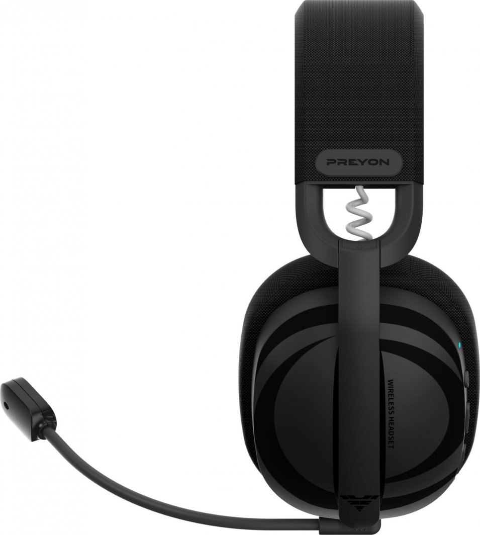 [OUTLET] Kufje PREYON Tornado Fly PTF40B, të zeza				