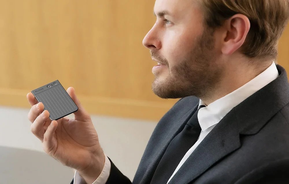 Regjistrues dixhital Plaud Ai Note, konvertim audio në tekst, inteligjent, i zi