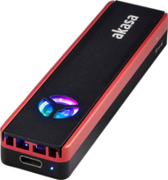 Kuti e jashtme SSD Akasa AK-ENU3M2-06, M.2 PCIe NVMe, USB-C 3.2 Gen 2, alumini
