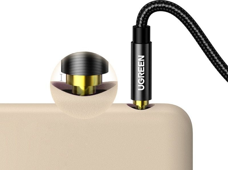Kabllo audio Ugreen 3.5mm në 3.5mm, stereo, i zi