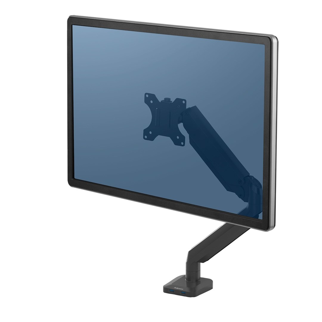 Mbajtëse monitori Fellowes Platinum Series, 32", e zezë