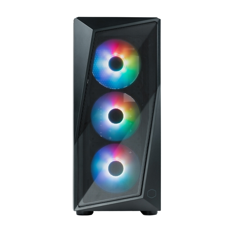 Kuti PC Cooler Master CMP 520, ATX, 3 ventilatorë ARGB, e zezë