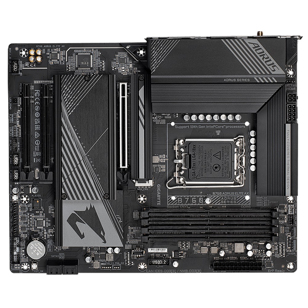 Pllakë amë GIGABYTE B760 AORUS ELITE AX, LGA 1700, ATX
