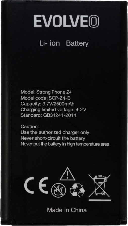 Bateri telefoni EVOLVEO, 2500mAh, për StrongPhone Z4