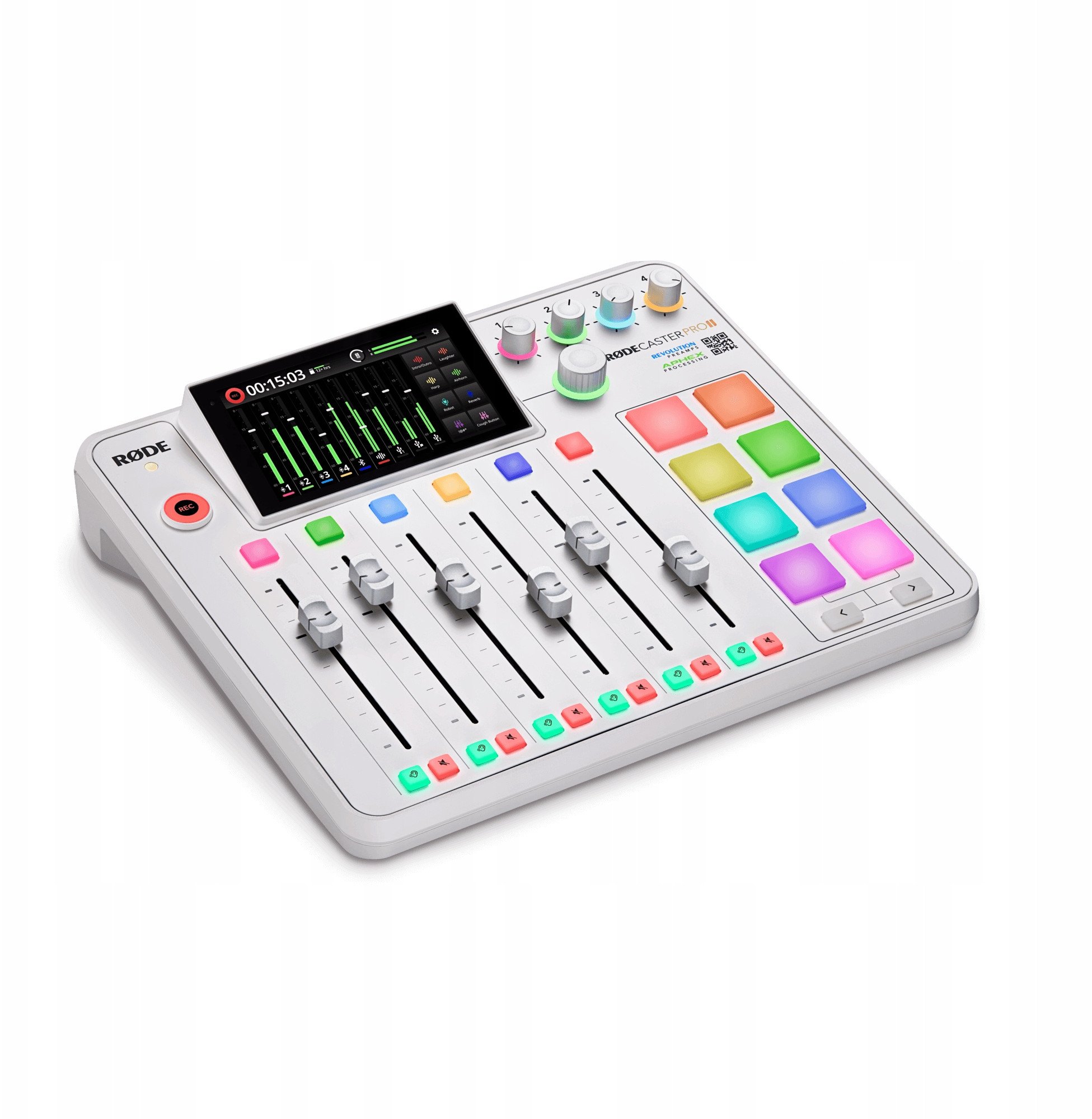 Set podcasti RODE Ultimate Podcaster Bundle, komplet profesional, e bardhë