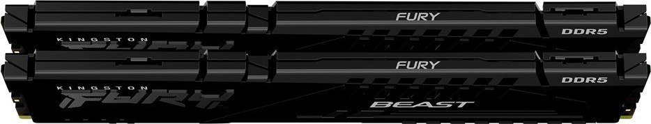 Memorie Kingston Fury Beast, DDR5, 64 GB, 6000 MHz, CL40, KF560C40BBK2-64