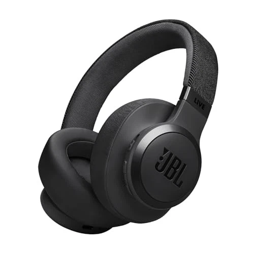 Kufje mbi vesh JBL Live 770NC, Bluetooth, anulim zhurme Hybrid, të zeza