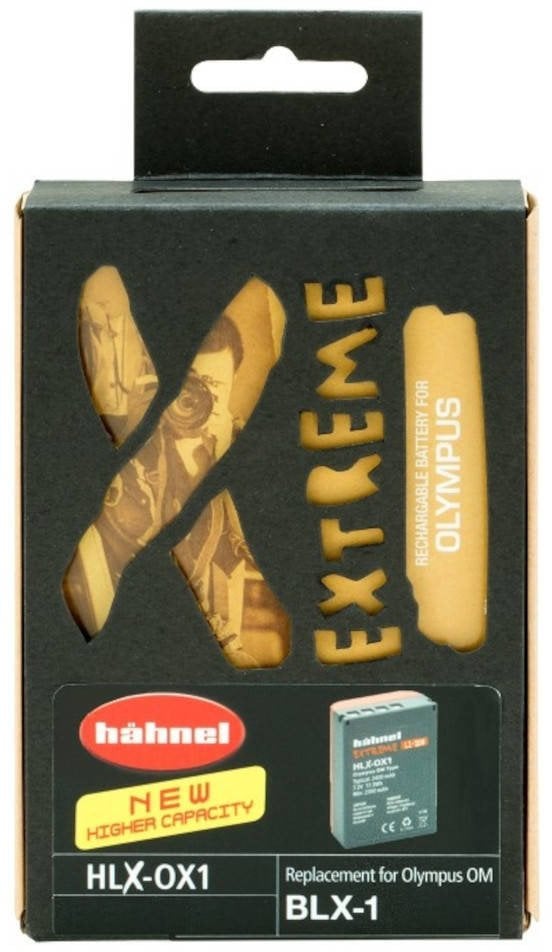 Bateri kamerë Hahnel HLX-OX1 Extreme, 2000mAh, zëvendësuese për Olympus BLX-1