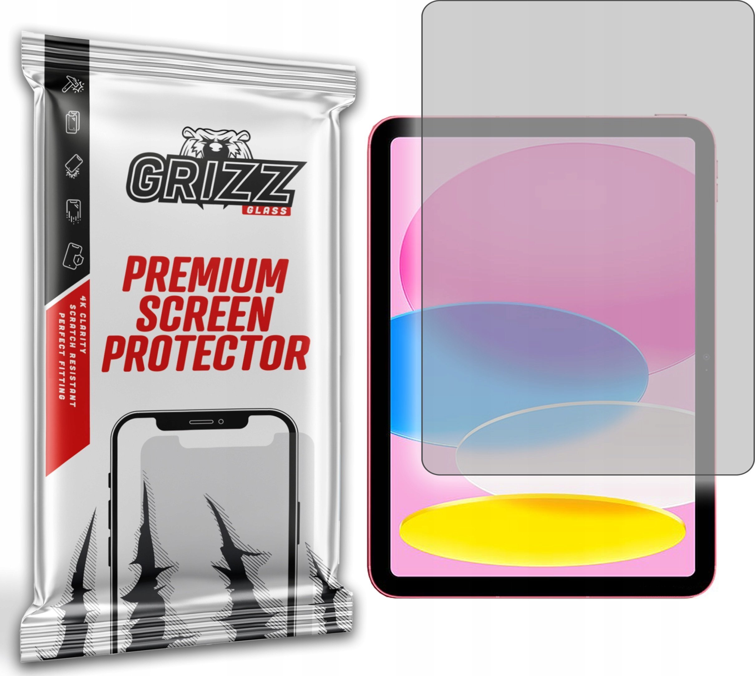 Folje mbrojtëse Grizz PaperScreen për Apple iPad 10.9" 2022, anti-gjurmë gishtash, mat