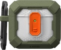 Mbulesë për AirPods Urban Armor Gear 104129117272, PC dhe TPU, me karabinë, e zezë