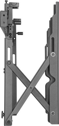 Mbajtës murale për video wall Equip, 37"-70", mekanizëm push in pop out, i zi