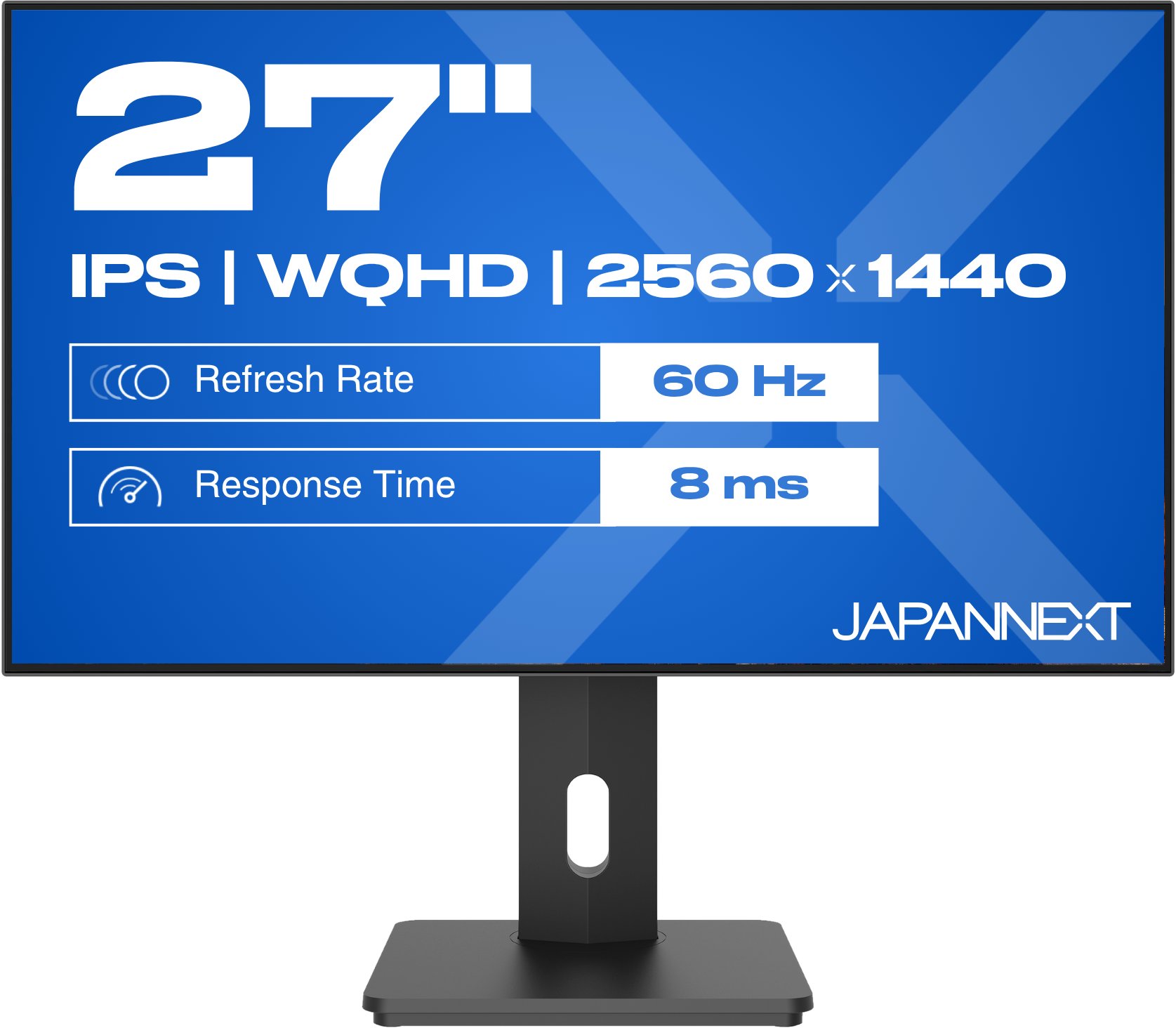 Monitor zyre JN-27IPS4FLWQHDR-HSP, 27", WQHD, i bardhë