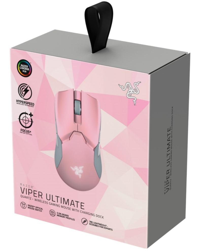 Maus gaming Razer Viper Ultimate, wireless RF, 20000 DPI, i zi