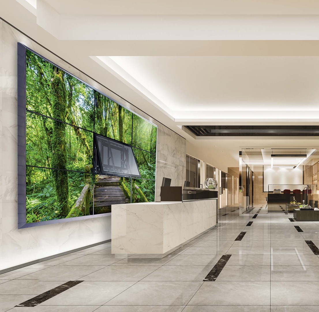 Mbajtëse muri për TV EDBAK VWPOP65-L, 42"-65", 60kg, e zezë