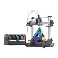 Printer 3D Anycubic Kobra 3 V2, multikolor, me kasetë filamenti, gri i errët
